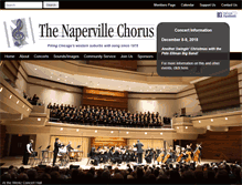 Tablet Screenshot of napervillechorus.org
